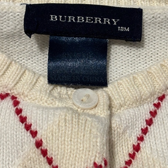 Burberry Toddler Argyle Sweater | 18 Months - Picture 5 of 8